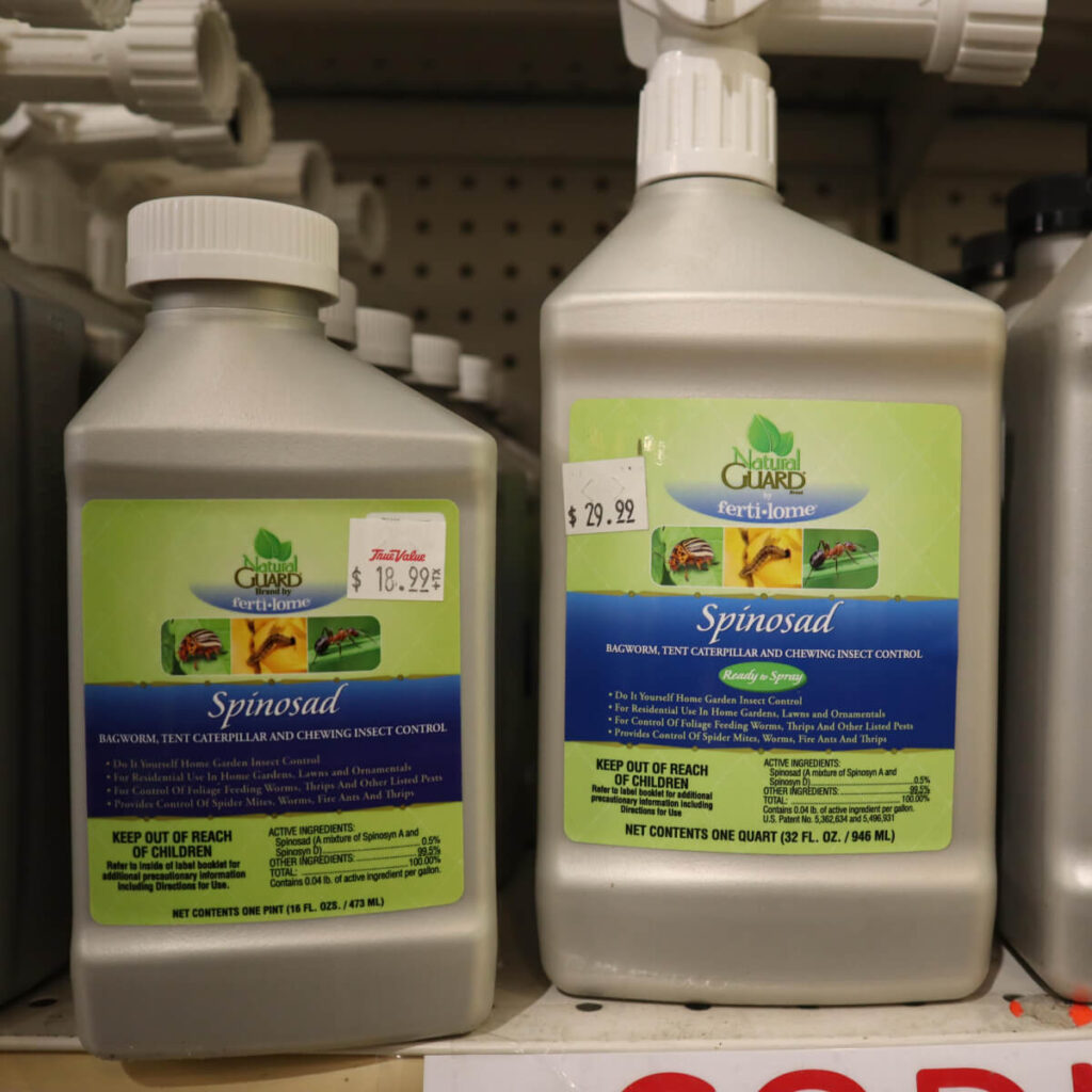 SPINOSAD BAGWORM, TENT CATERPILLAR & CHEWING INSECTCONTROL CONCENTRAT
